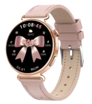 ET493 compact AMOLED ECG calling watch, front view