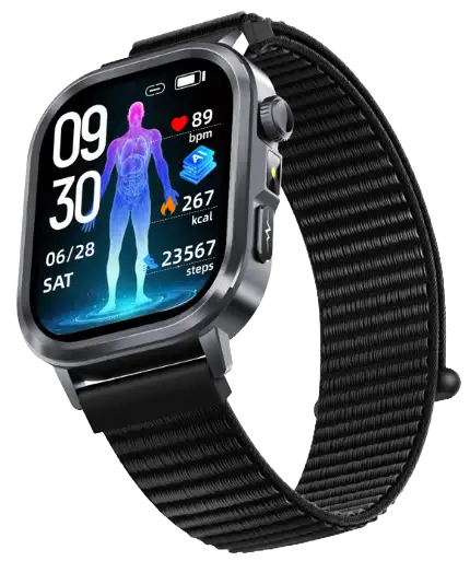 ET573 GPS outdoor sports watch, front view